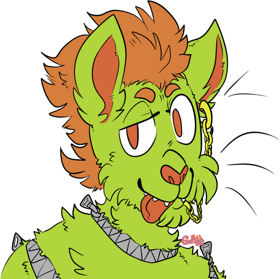 Jack Flat Colored Bust
